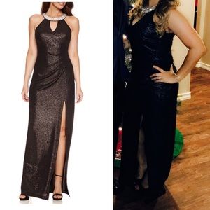 Black long dress